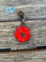 Poppy Zipper Pull - Exclusive Design