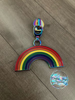 Enamel Rainbow Zipper Pull - Exclusive Design