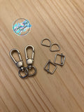 Silver 12mm hardware