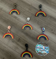 Enamel Rainbow Zipper Pull - Exclusive Design