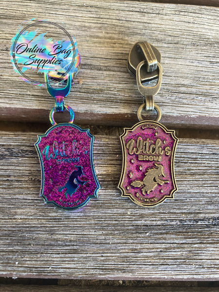Witches Brew Zipper Pull - Exclusive Design