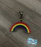 Enamel Rainbow Zipper Pull - Exclusive Design