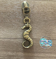 Seahorse Zipper Pull - Exclusive Design