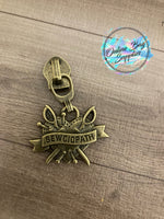 Sewciopath Zipper Pull - Exclusive Design