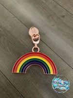 Enamel Rainbow Zipper Pull - Exclusive Design