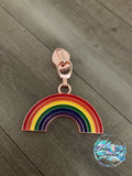 Enamel Rainbow Zipper Pull - Exclusive Design