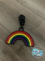 Enamel Rainbow Zipper Pull - Exclusive Design